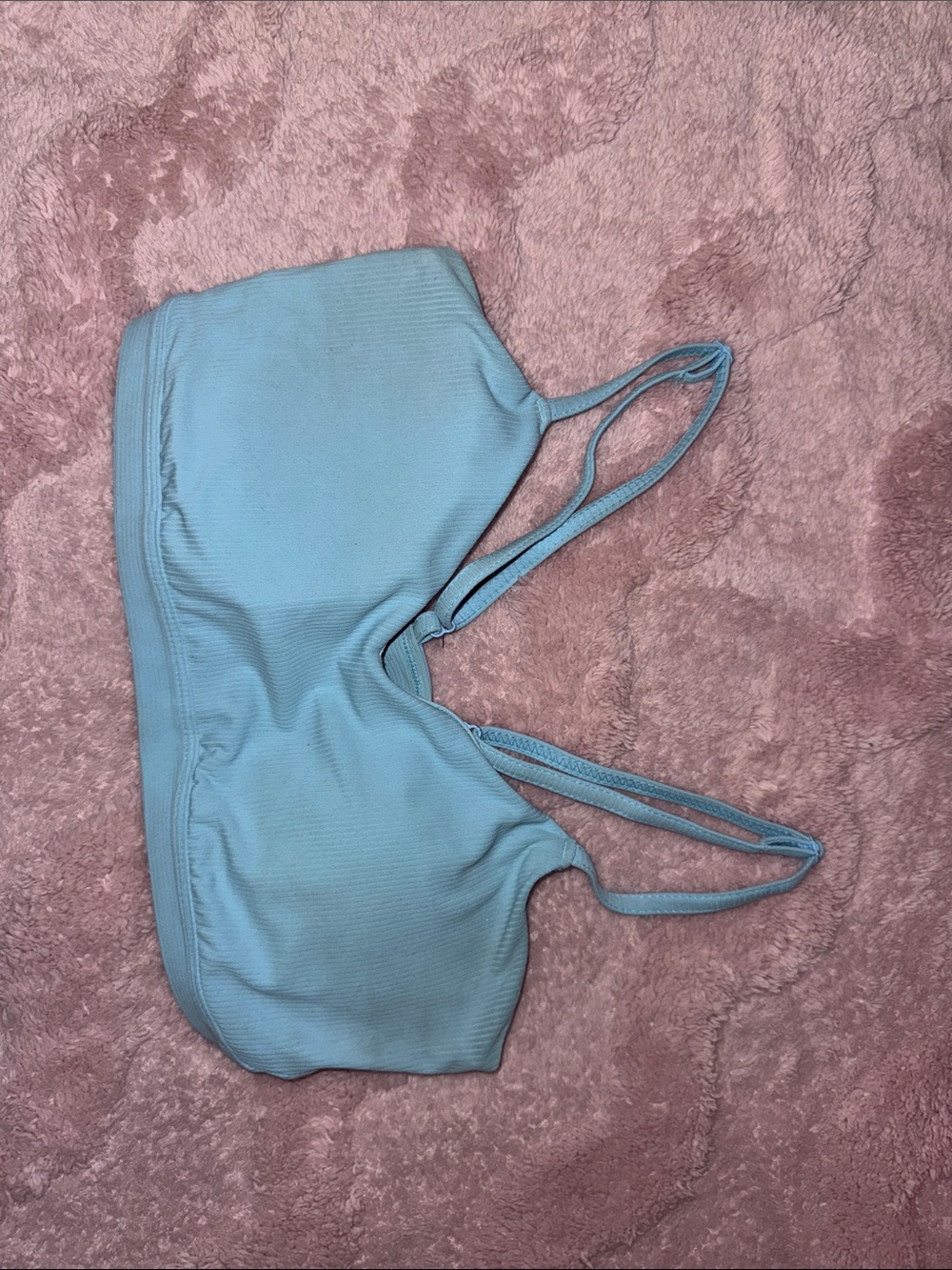 Girls Light Blue Sports Bra